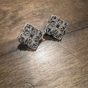 Lois Hill Sterling Silver Clip On Earrings